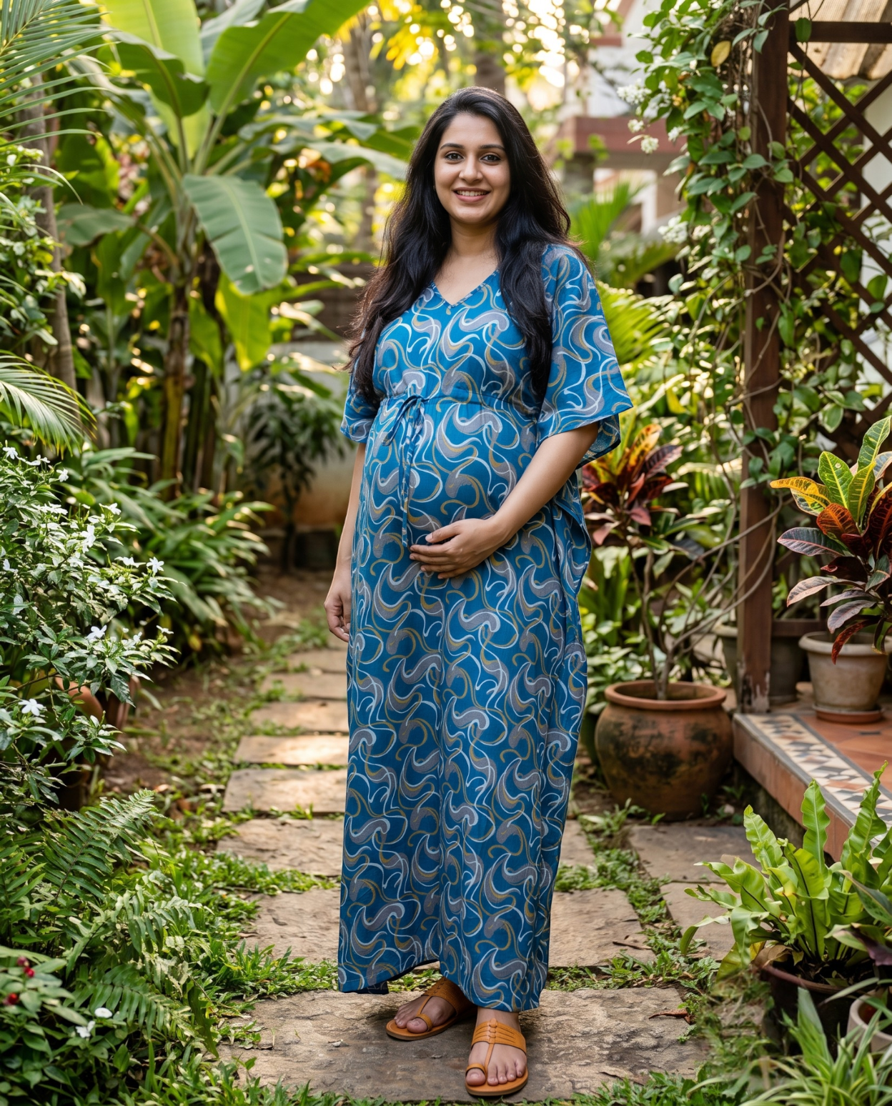 Paraiso Comfortwears Maternity & Feeding Kaftan