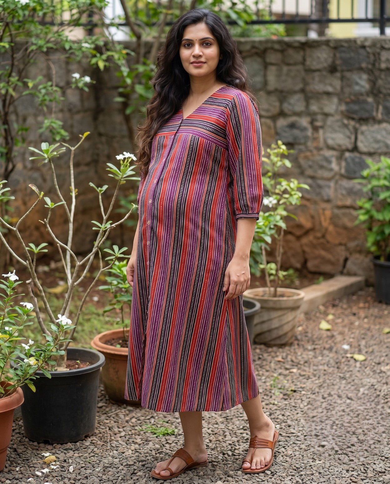 Button Down Midi Dress