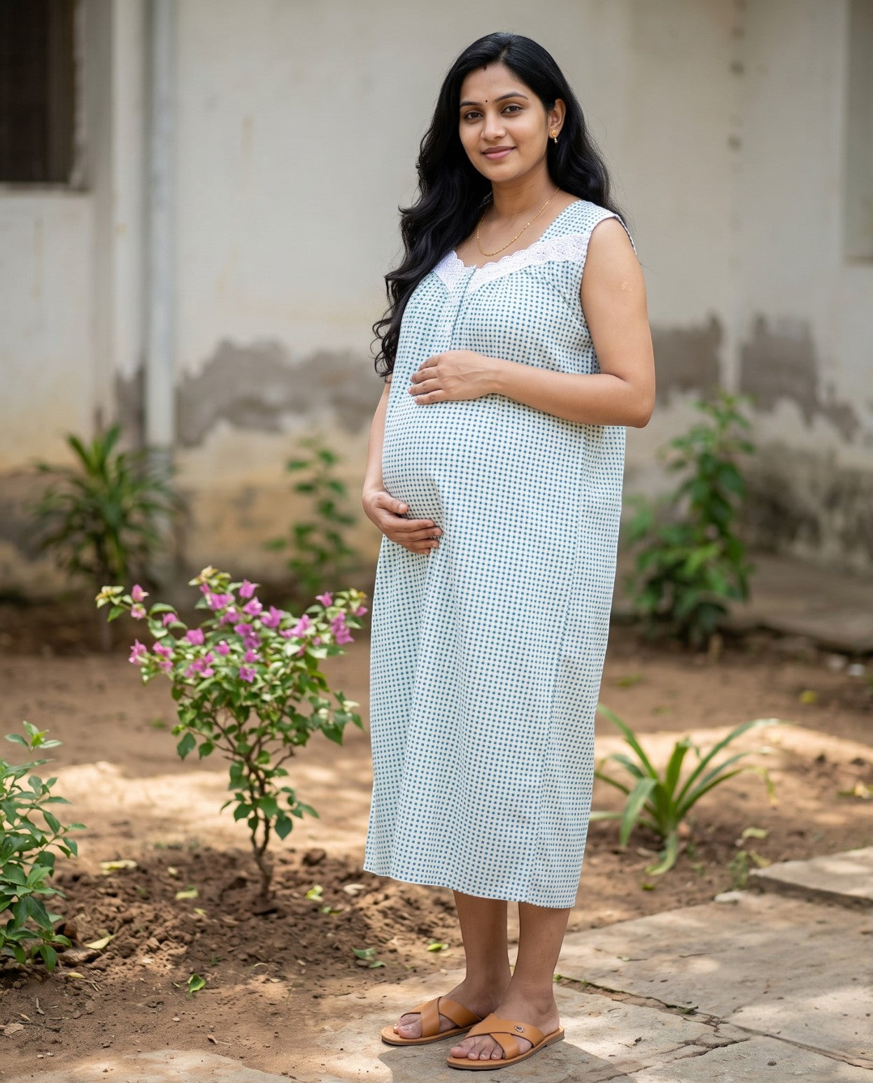 Breezy Diana Frock-Maternity Cum Feeding (sleeves attached inside)