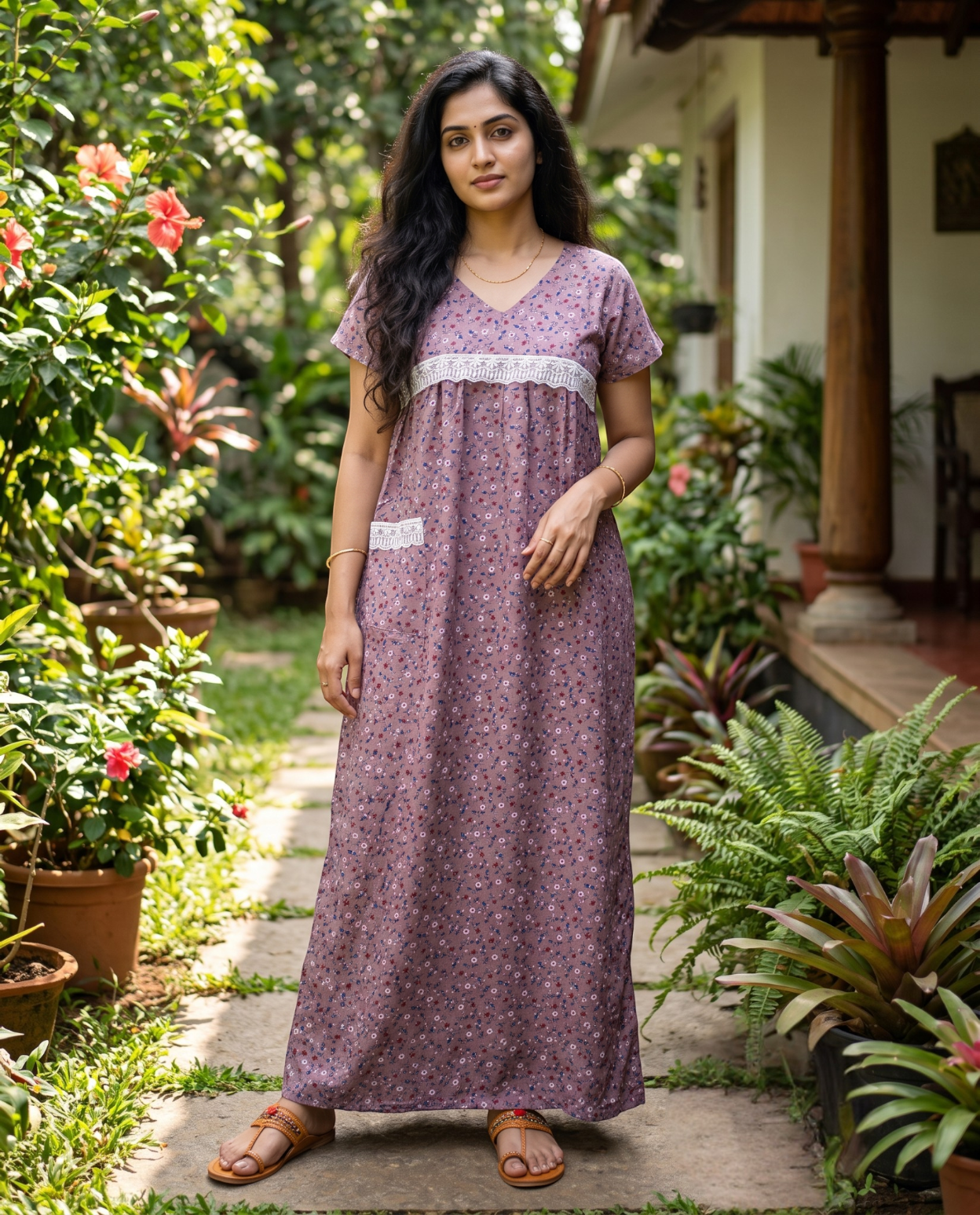 Paraiso Premium V-Neck Full length Maxi Wear