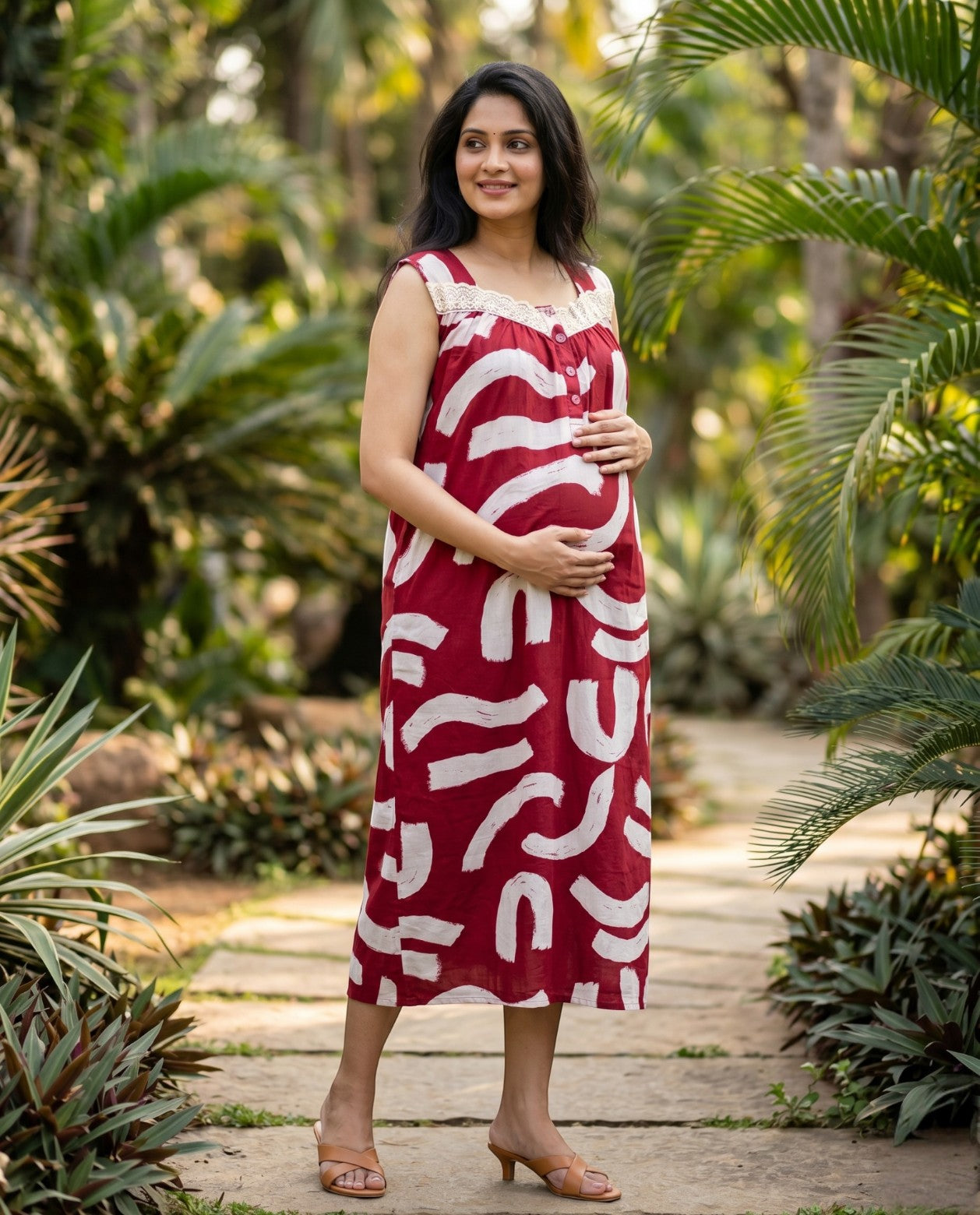 Breezy Diana Frock-Maternity Cum Feeding