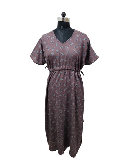 Paraiso premium cotton V-neck Maxi dress