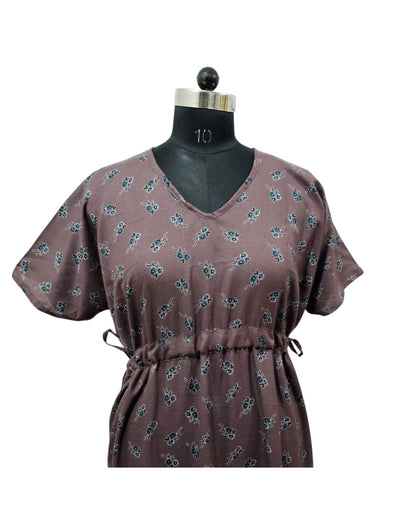 Paraiso premium cotton V-neck Maxi dress