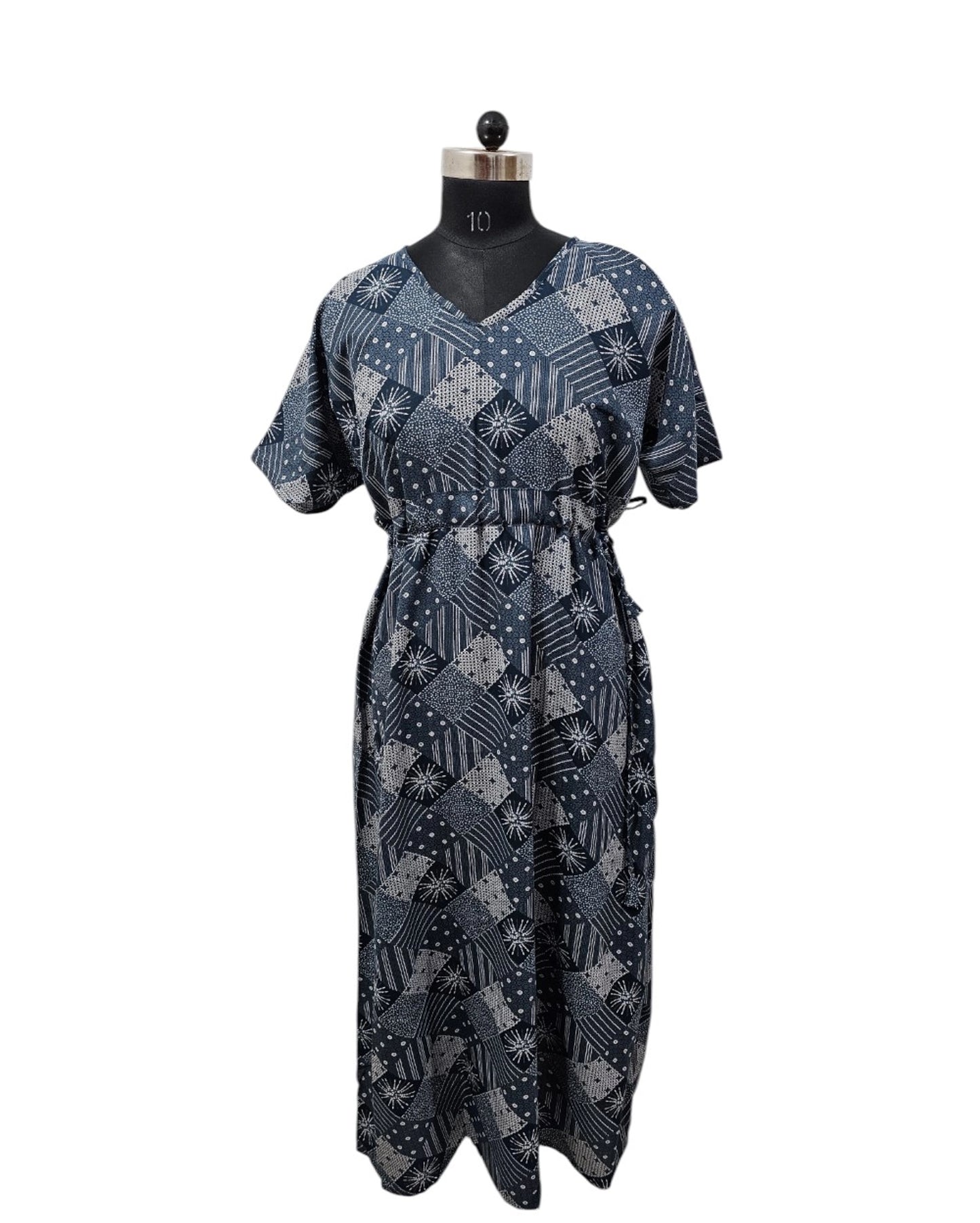 Paraiso premium cotton V Neck Maxi dress