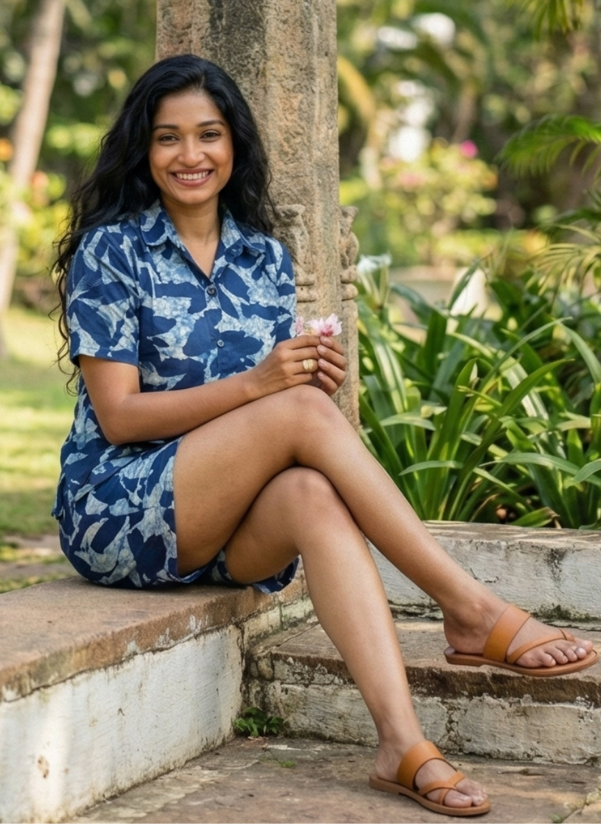 Chic Shortees for Casual Outing-Soft Cotton Shirt & Shorts Set