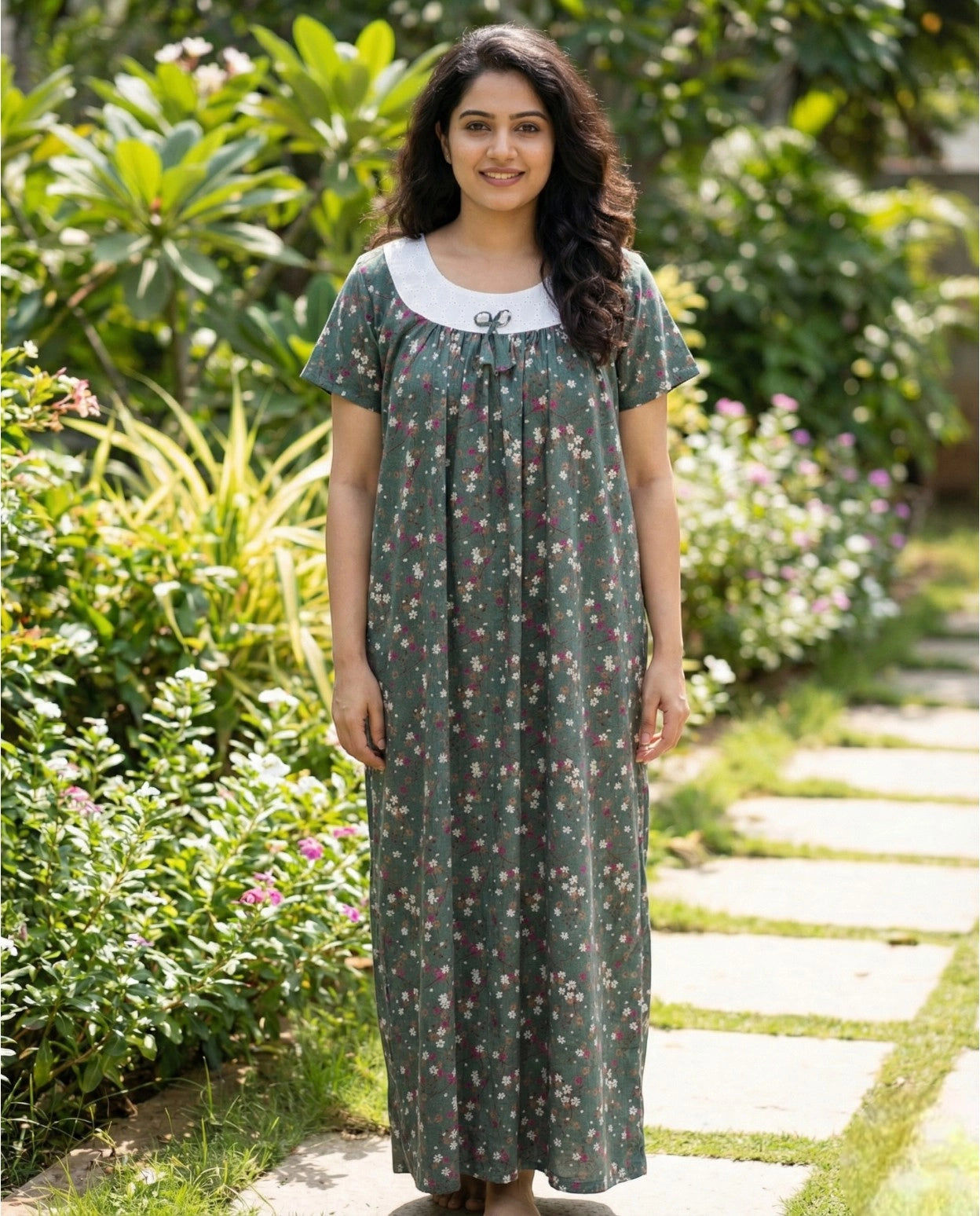 Paraiso Premium Full length Maxi Wear with U-Neck