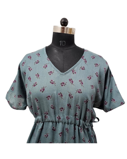 Paraiso premium cotton V-neck Maxi dress