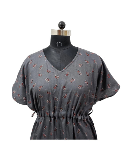 Paraiso premium cotton V-neck Maxi dress