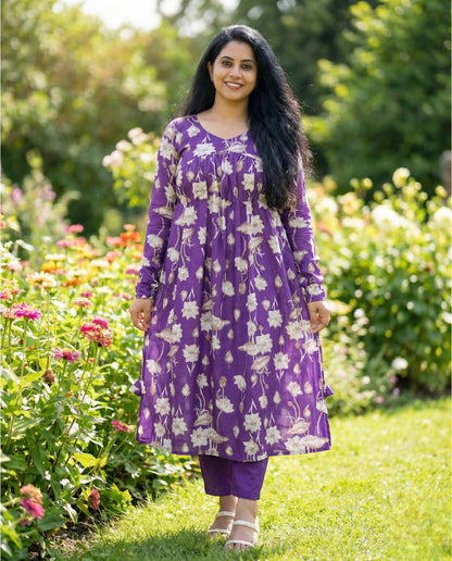 New Cotton Co-ord sets with Alia-Nyra combination cut