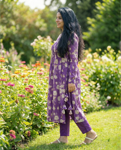 New Cotton Co-ord sets with Alia-Nyra combination cut