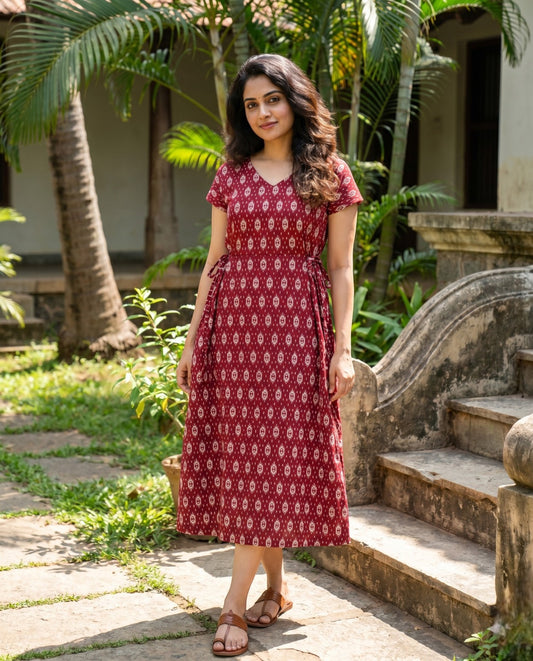 Beautiful Side Tie Frocks