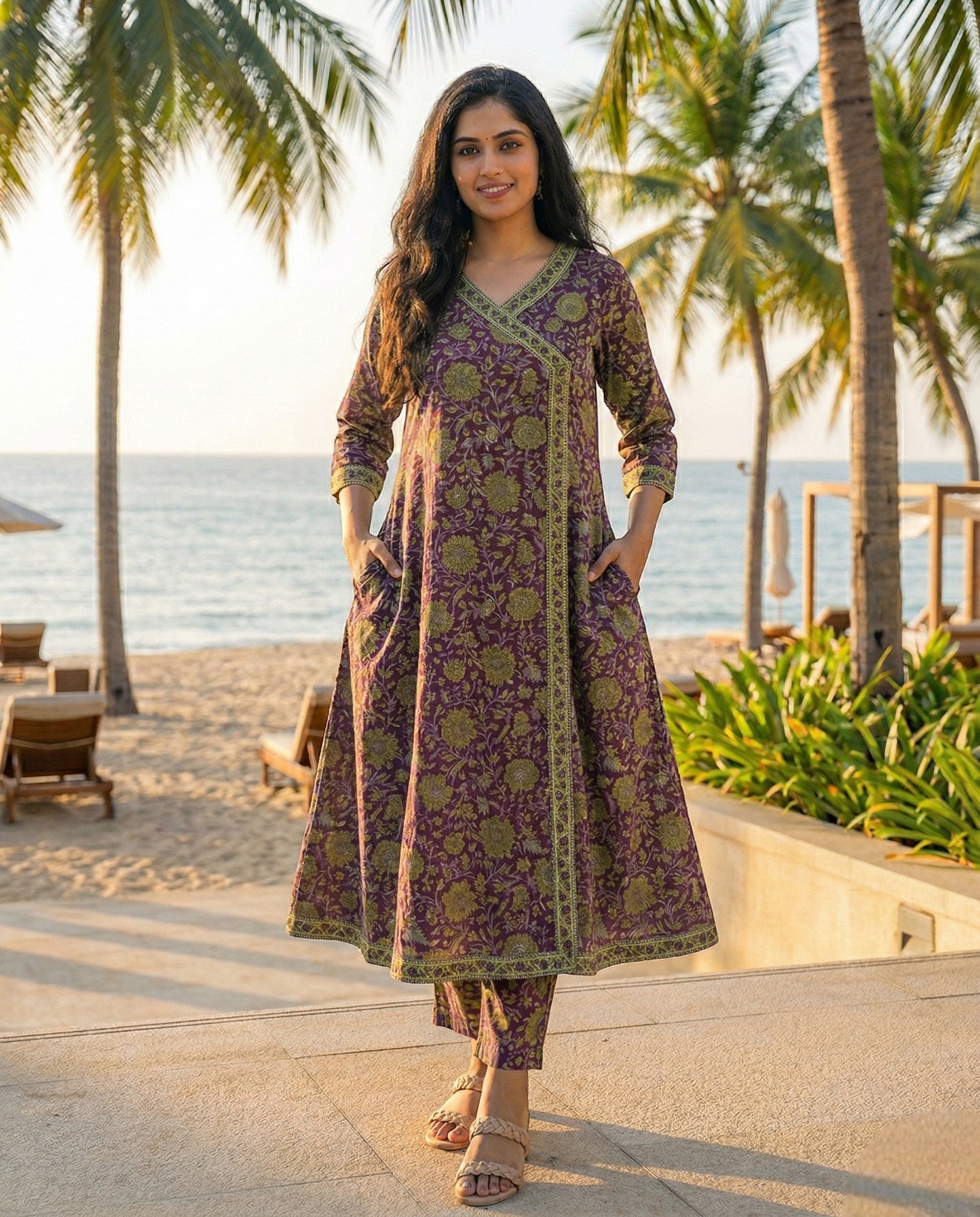 Stunning Cotton Co-ord sets with Mughal Prints