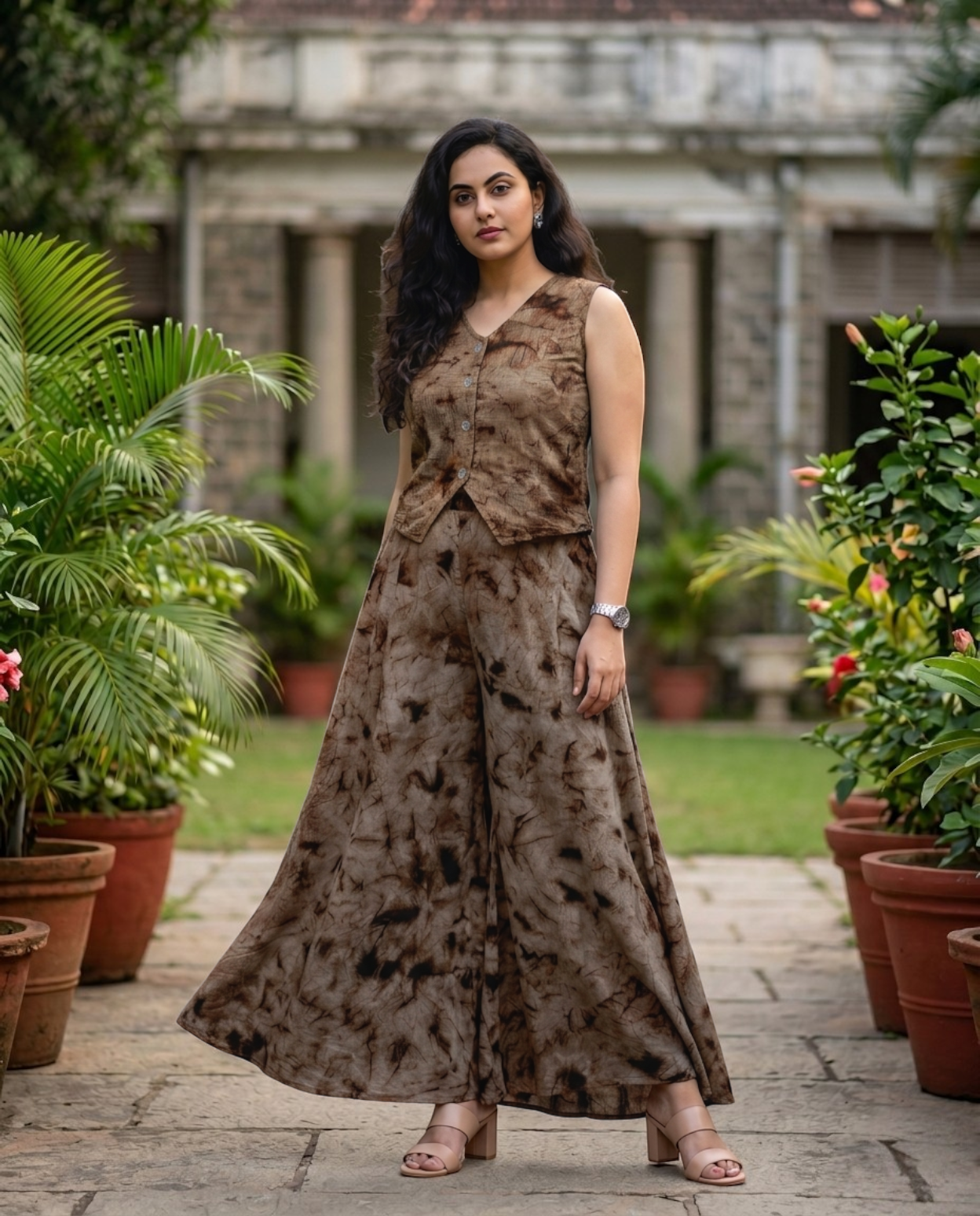 Trending Crop Top With Palazzo Pants