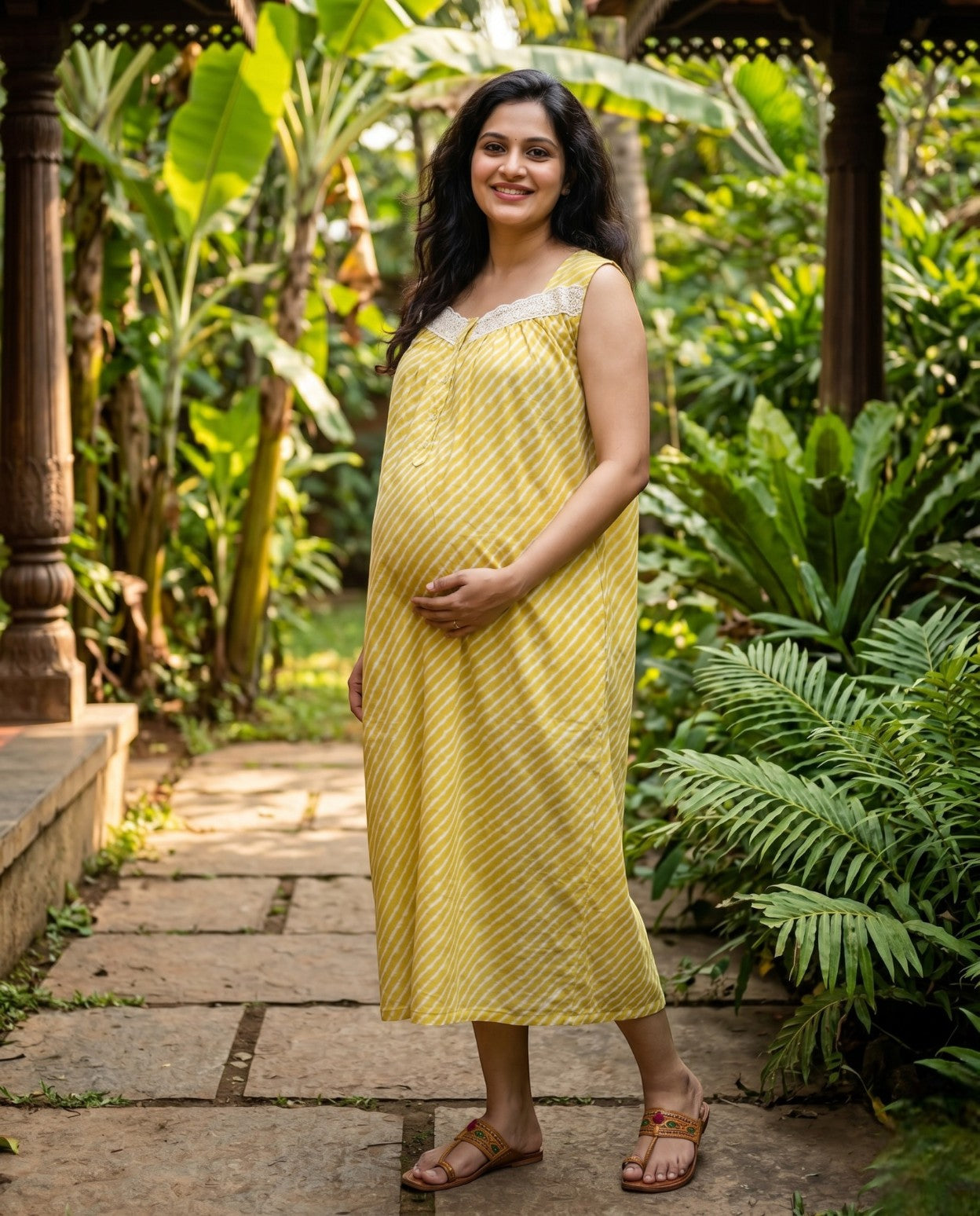 Breezy Diana Frock-Maternity Cum Feeding