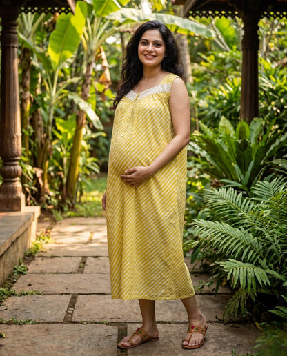 Breezy Diana Frock-Maternity Cum Feeding
