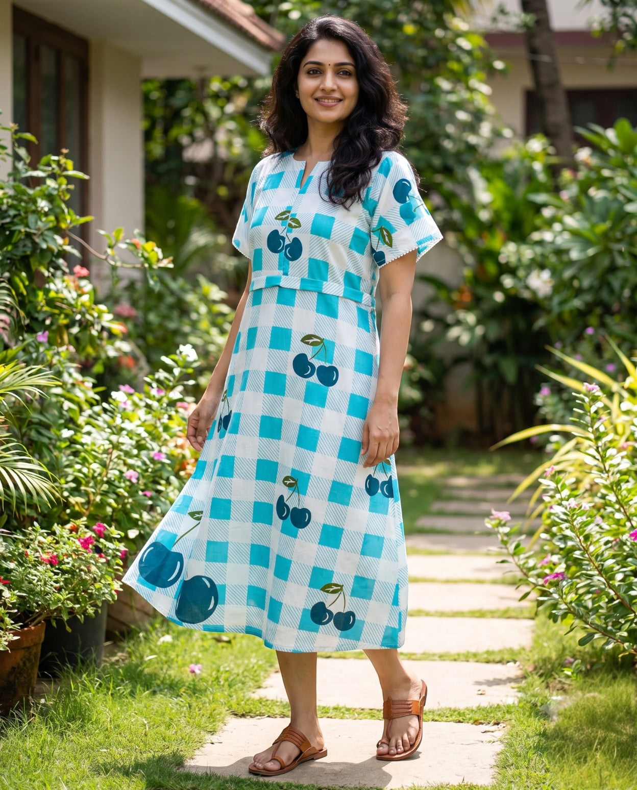 Cherry Berry Frock- Feeding Friendly