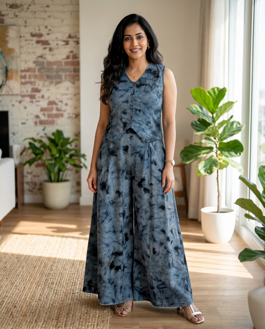 Trending Crop Top With Palazzo Pants