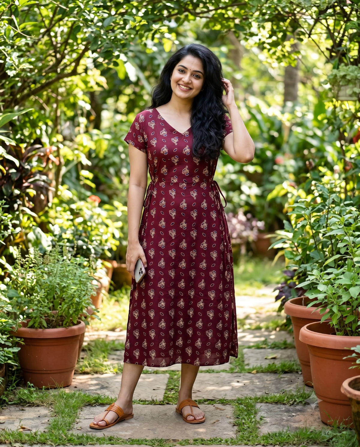 Beautiful Side Tie Frocks