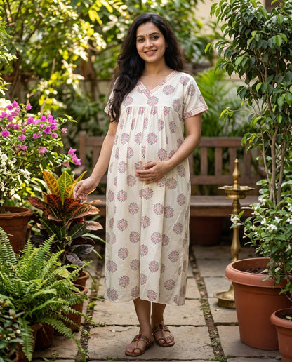 Onam Bliss Frocks-(Available With and Without Feeding support)