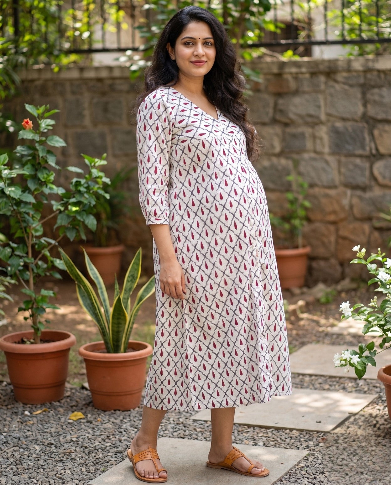 Button Down Midi Dress