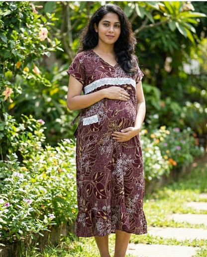 Comfy Frocks with Tie- Maternity cum Feeding