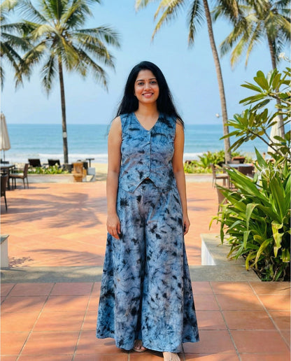 Trending Crop Top With Palazzo Pants