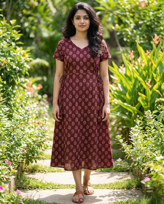 Beautiful Side Tie Frocks