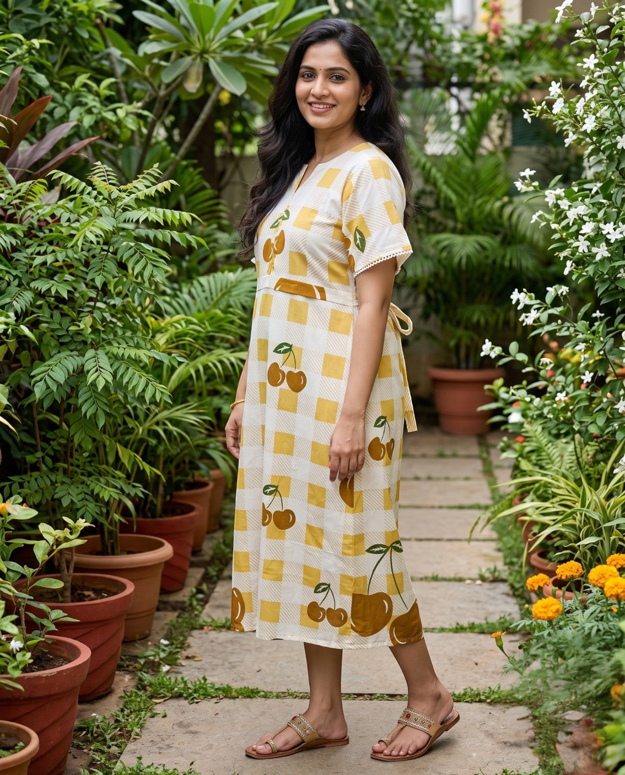 Cherry Berry Frock- Feeding Friendly