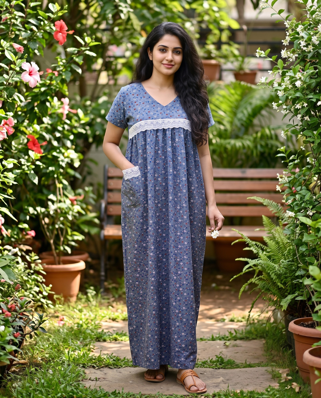Paraiso Premium V-Neck Full length Maxi Wear