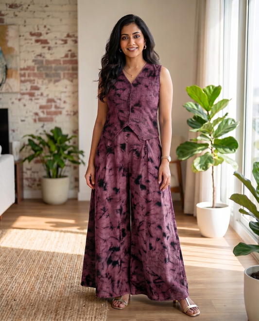 Trending Crop Top With Palazzo Pants