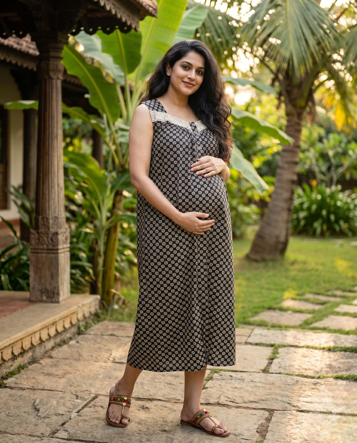 Breezy Diana Frock-Maternity Cum Feeding
