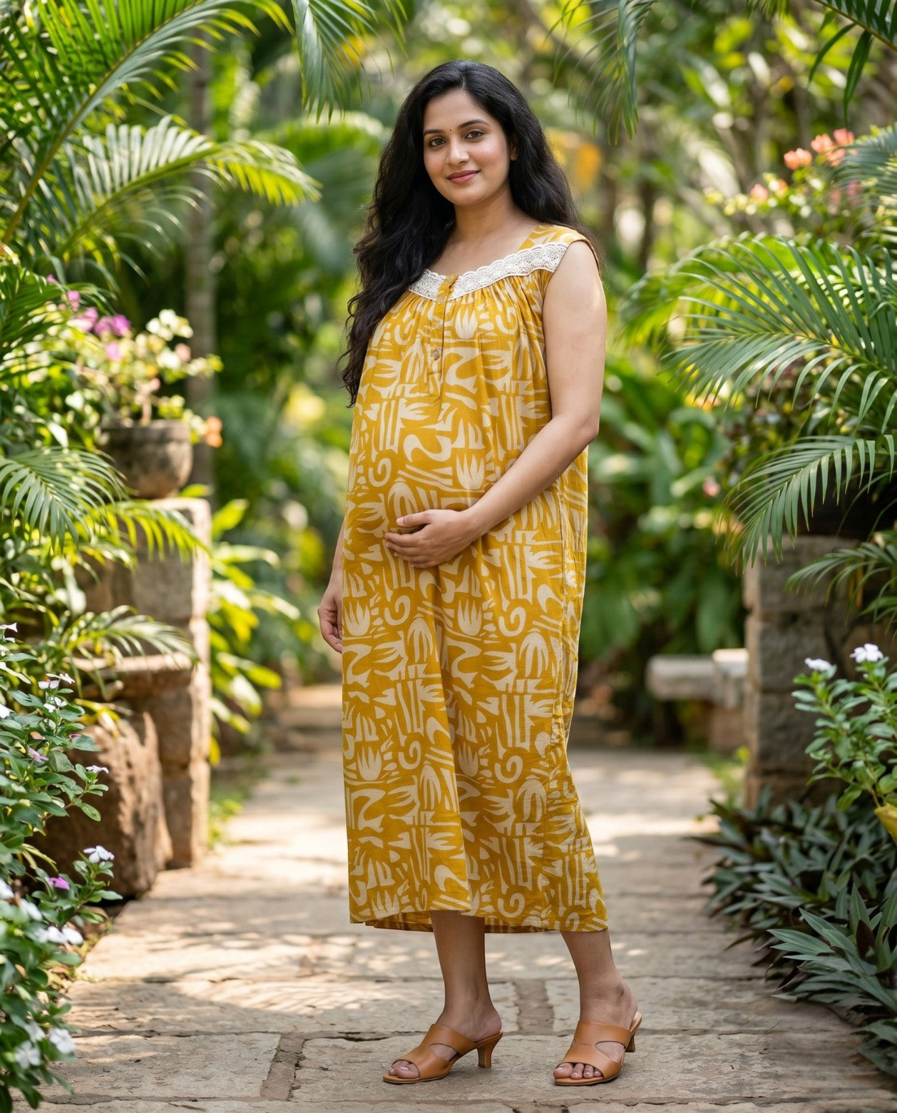 Breezy Diana Frock-Maternity Cum Feeding