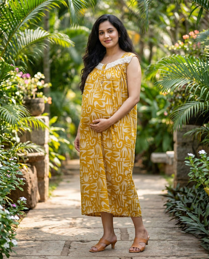 Breezy Diana Frock-Maternity Cum Feeding