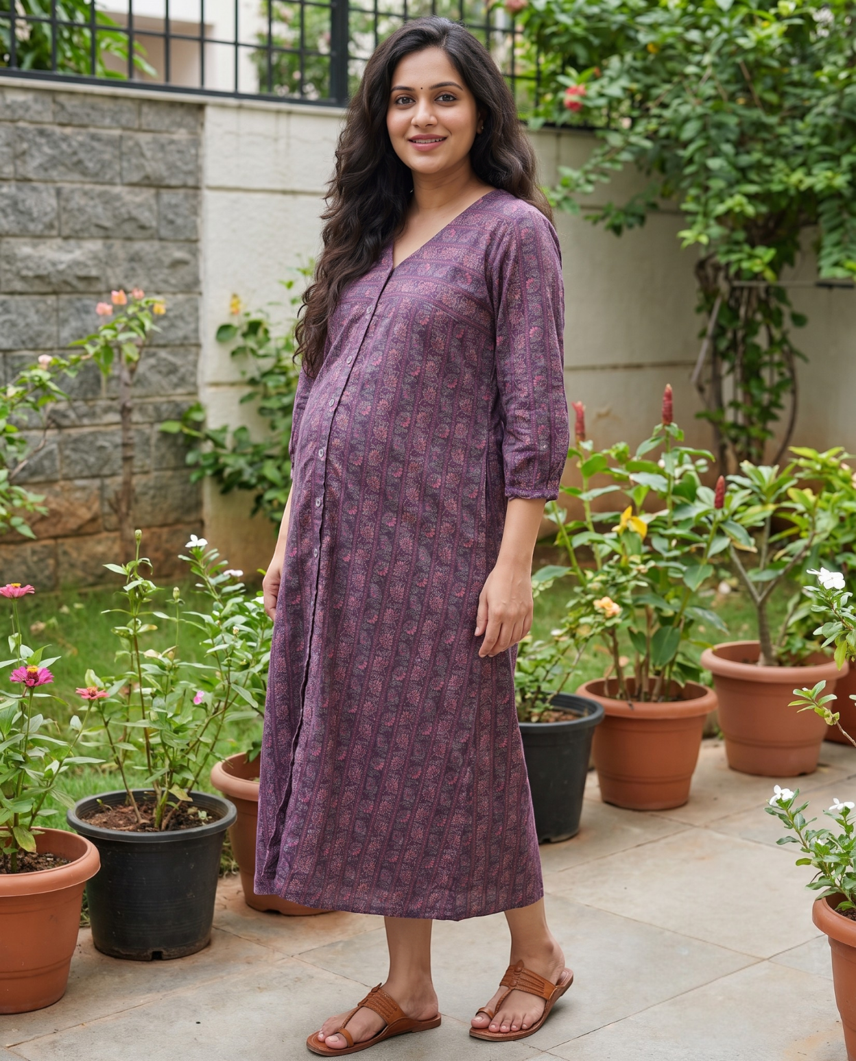 Button Down Midi Dress