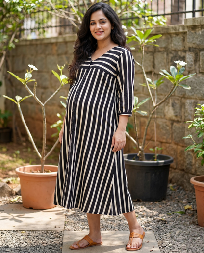 Button Down Midi Dress