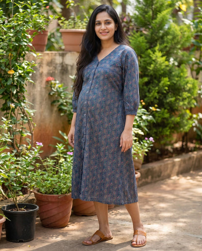 Button Down Midi Dress