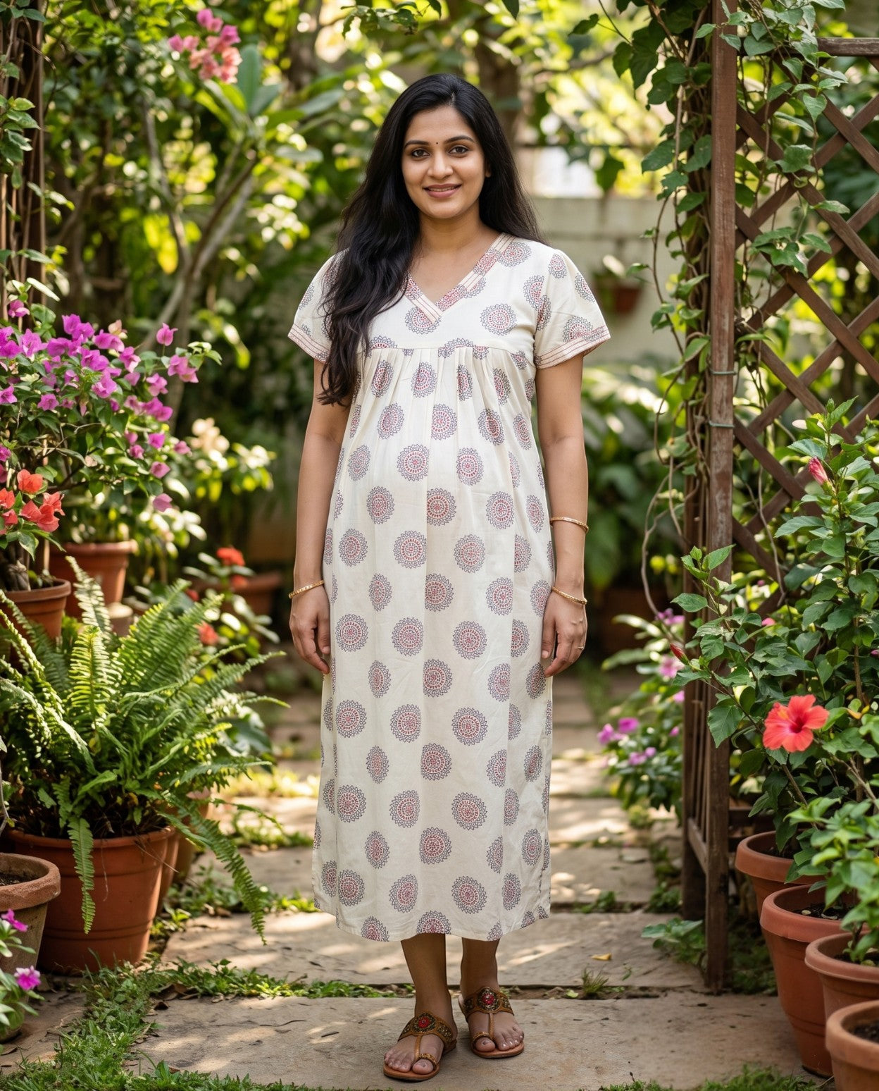Onam Bliss Frocks-(Available With and Without Feeding support)