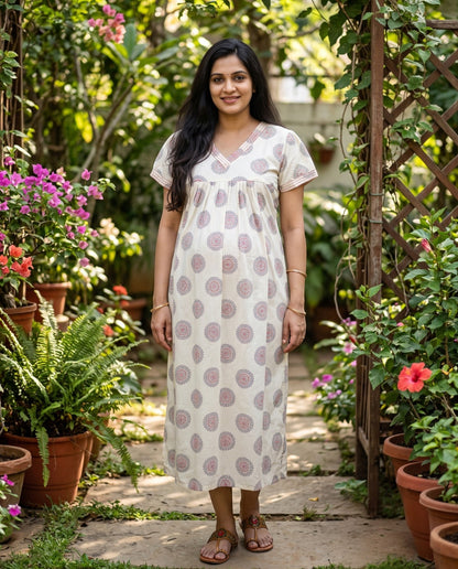 Onam Bliss Frocks-(Available With and Without Feeding support)