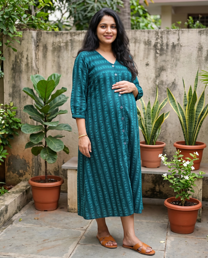 Button Down Midi Dress
