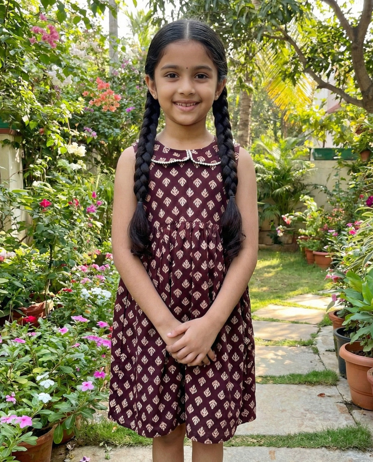 Cotton PeterPan Pretty wear for lil princess- Frocks