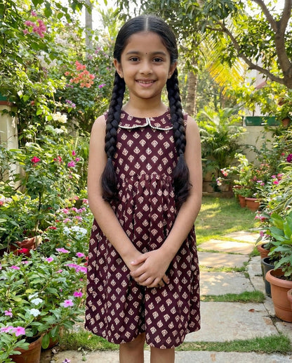 Cotton PeterPan Pretty wear for lil princess- Frocks