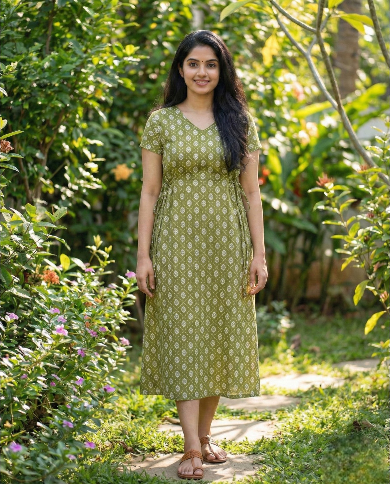 Beautiful Side Tie Frocks