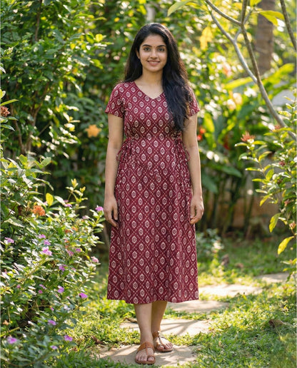 Beautiful Side Tie Frocks