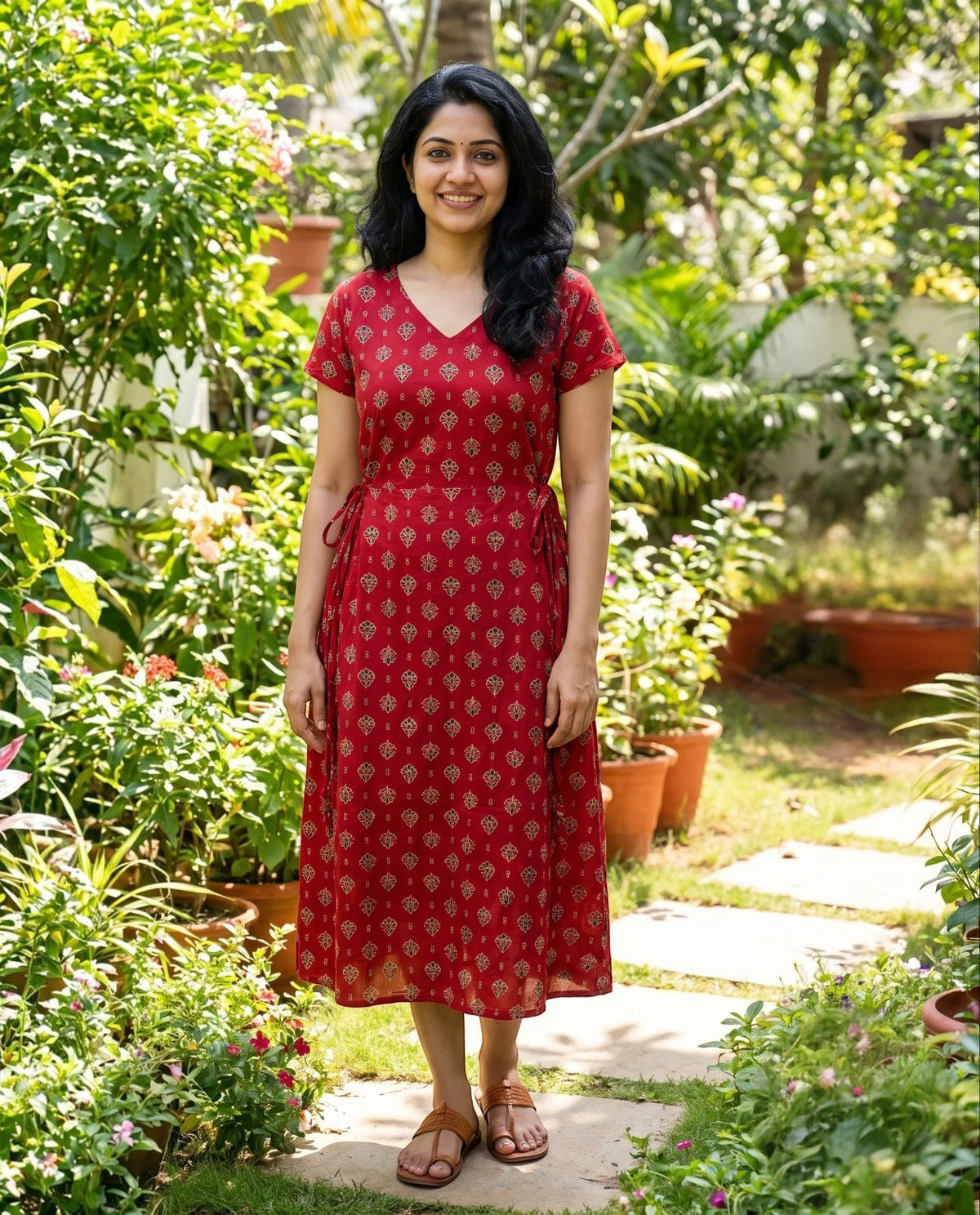 Beautiful Side Tie Frocks
