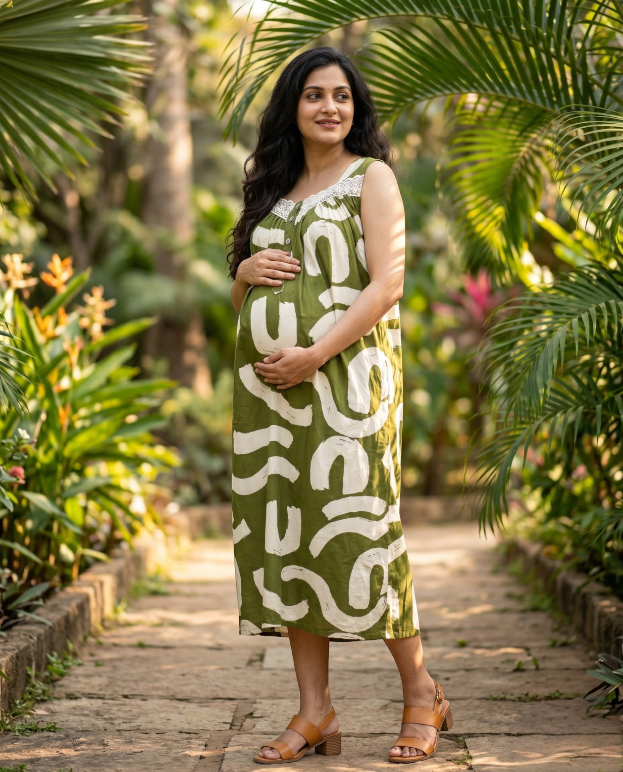 Breezy Diana Frock-Maternity Cum Feeding