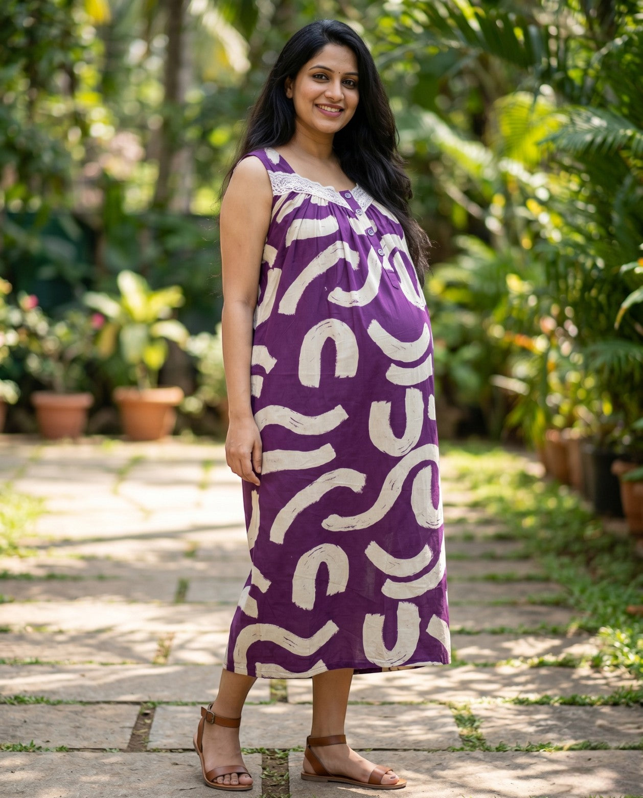 Breezy Diana Frock-Maternity Cum Feeding