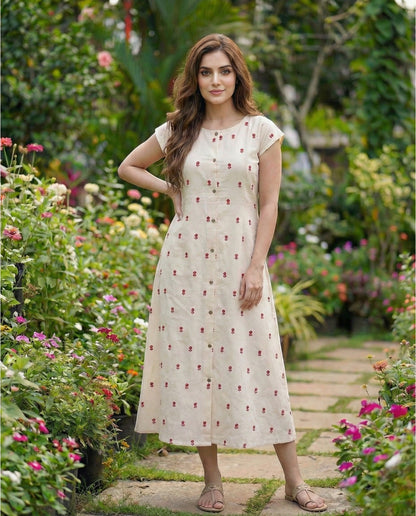 Ethnic Mul Cotton Frock