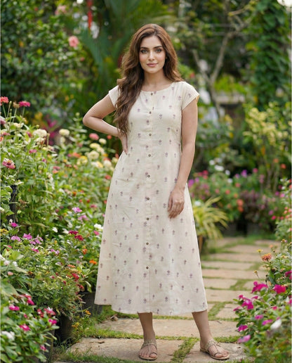 Ethnic Mul Cotton Frock