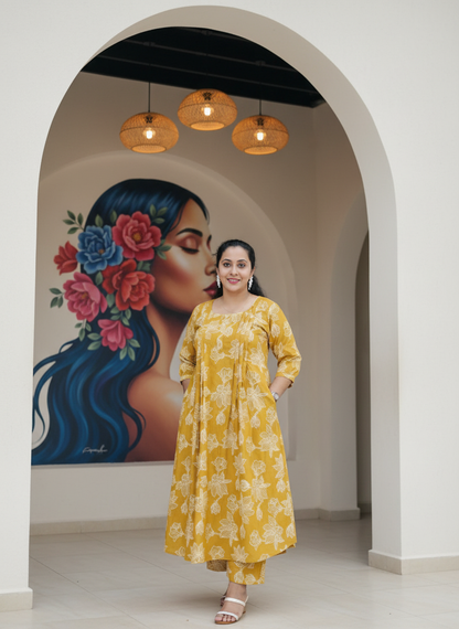 New Symmetric  Cotton Co-ord sets With Feeding Support