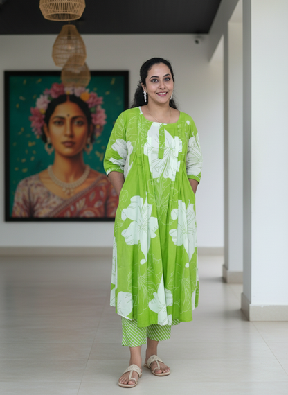 New Symmetric  Cotton Co-ord sets With Feeding Support